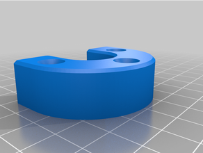 dolap kamış Kulp destek 20mm 3d print model - Mito3D