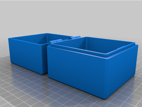 personalizado personalizable bisagras caja 80x80x80 conjunto 3d print model - Mito3D