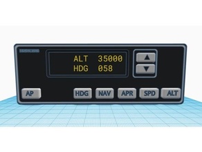 Anhang kap140 Autopilot Panel Flug Simulation Flugzeug Design Allgemeines Luftfahrt 3d print model - Mito3D