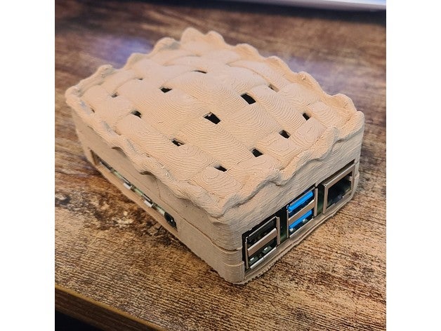 fresh baked raspberry pi 4 case fits 100x100x100mm printer labists x1 3D print model - Mito3D