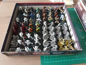 imperial assault small box miniatures board boardgame game insert organiser 3d print model - Mito3D