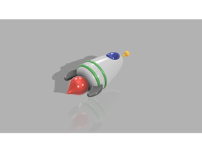 3d foguete mkii brilho Sombrio Series 3d print model - Mito3D
