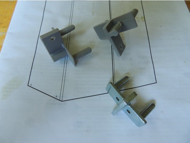 ikea ivar cabinet shelf bracket support 3D print model - Mito3D
