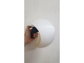 dark flashlight v1 orb light 3d print model - Mito3D
