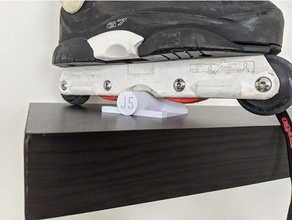 agressivo linha patim ficar pé exibição suporte patins monte 3d print model - Mito3D