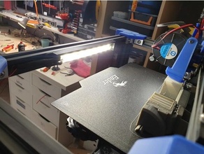 ender 5 Led ışık bar Creality ledbar ledler 3d print model - Mito3D