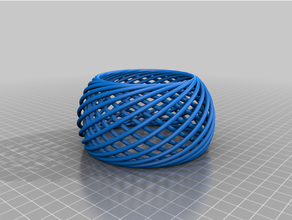 twisted bracelet customized 3d print model - Mito3D