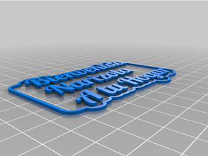 bievenida personalizado 3d print model - Mito3D