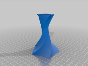twisted vase 2 customized 3d print model - Mito3D