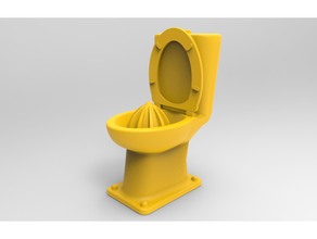 adventure time - lemongrab toilette finn jake furniture household dog lemon juicer squeezer toilet 3d print model - Mito3D