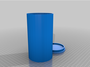 customized customisable jar screw lid 3d print model - Mito3D