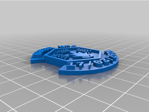 customized ingress ifs award badge generator 3d print model - Mito3D