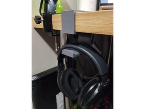 38mm 1 2 pouce bureau casque musique monter écouteurs cintre Ikea 3d print model - Mito3D