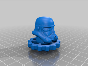 Stormtrooper estrusore pomello ender 3 cr10 creality cr 10 3d print model - Mito3D