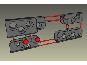 krh stockage magnétique dispositif clavier rat écouteurs Souris 3d print model - Mito3D