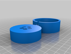 angepasst schweben Magnet Fuß 3d print model - Mito3D