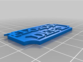 özelleştirilmiş tabela 2 kürek çekmek 3d print model - Mito3D