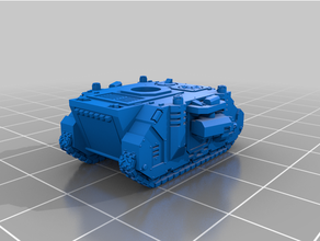 küçük tank fantezi mbt piyade destek 3d print model - Mito3D