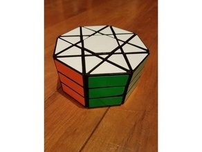 octagramme sinueux puzzle octogone octogonal prisme Rubik rubiks cube 3d print model - Mito3D