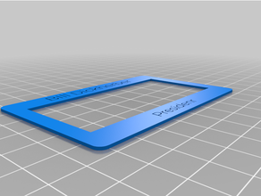 personalizado thingiverse personalizadas negócio cartão 3d print model - Mito3D