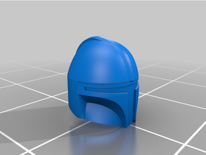 mandaloriano casco 3d print model - Mito3D