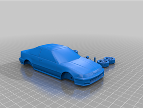 1990 acura integra car 3d print model - Mito3D