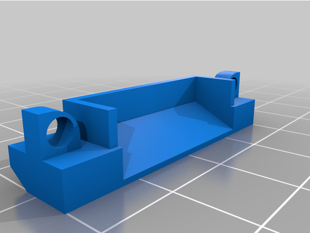 conduíte ventilador capa cortar azul 3D print model - Mito3D
