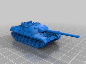 leopardo 1a1 3d print model - Mito3D