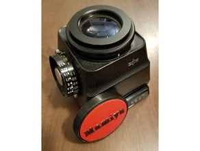 rb67 chimney showercap cap finder film photography lens cover mamiya viewfinder 3d print model - Mito3D