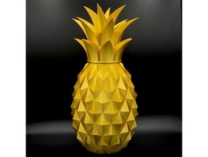 Ananas Kutu konteyner tasarım kolay Gıda meyve eğlence kapak modern organizatör ödül profesyonel vidalamak sünger bob depolama yaz Konu oyuncak 3d print model - Mito3D