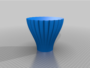 sunflower vase 3d print model - Mito3D