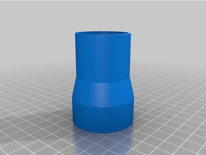 customized simple pipe adapter 3d print model - Mito3D