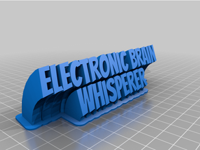 eletrônico cérebro sussurrador personalizado 3d print model - Mito3D