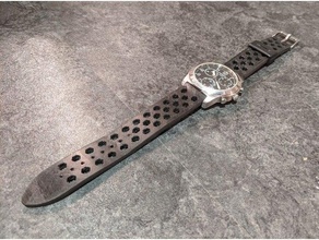 19mm watch strap 3d print model - Mito3D