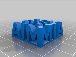 mia personalizzato 3d print model - Mito3D