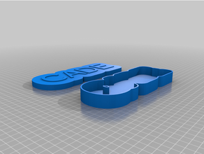 angepasst Text Box 3d print model - Mito3D