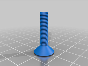 customized nut job bolt washer threaded rod factory 3d print model - Mito3D