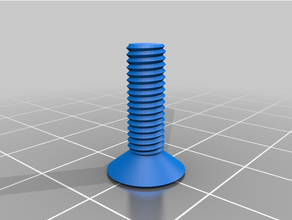 customized nut job bolt washer threaded rod factory 3d print model - Mito3D