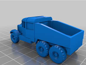 scammell pioneer tractor 3d print model - Mito3D