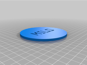 İçmek bardak altlığı Milo 3 özelleştirilmiş 3d print model - Mito3D