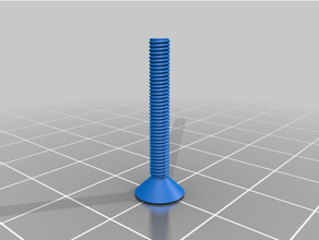 customized nut job bolt washer threaded rod factory 3d print model - Mito3D