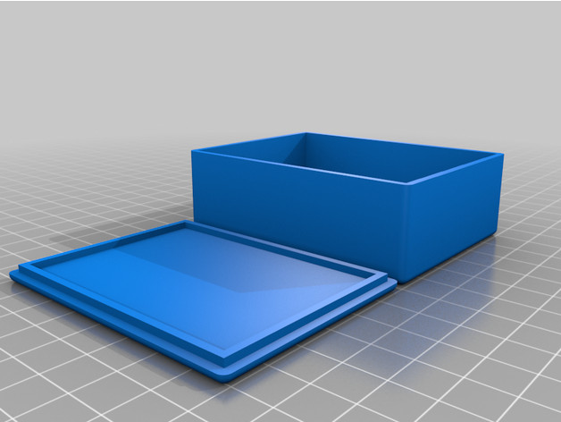 customized simple parametric project box 3D print model - Mito3D
