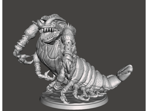 shrimp monster pose 1 - tabletop miniatures apocalypse boardgame boardgames claw creature dnd miniature dungeons dragons fantasy fish game games gaming mutated npc ocean pen paper post-apocalyptic post apocalyptic radiation roleplaying rpg sci-fi science fiction scifi water 3d print model - Mito3D