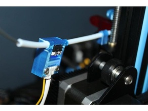 cr-10s filament detector case cr10 cr10s creality cr-10 guide 3d print model - Mito3D