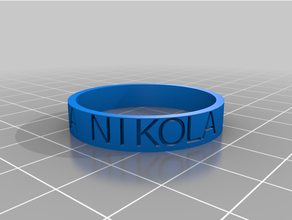 anel 2 personalizado 3d print model - Mito3D