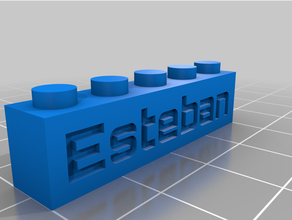 esteban 5x1 personalizzato 3d print model - Mito3D