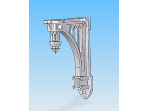gothic arch support tabletop terrain wargame wargaming warhammer 40k 3d print model - Mito3D