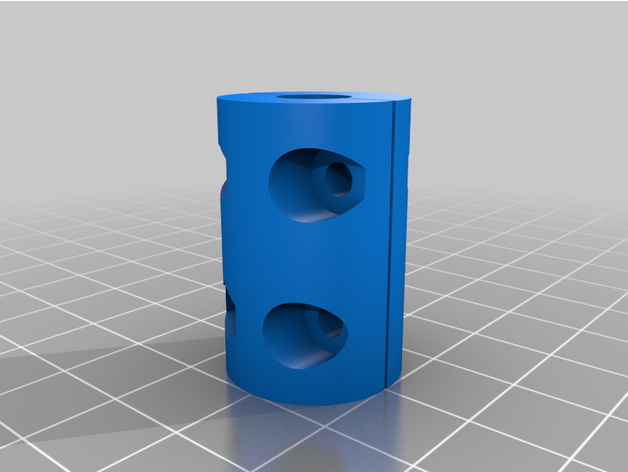 angepasst parametrisch axis Koppler Stepper Gewinde Stange Kupplung 3D print model - Mito3D