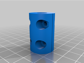 angepasst parametrisch axis Koppler Stepper Gewinde Stange Kupplung 3d print model - Mito3D