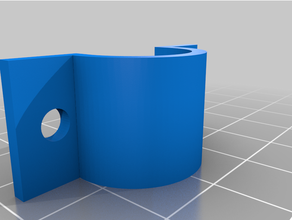 cabo grampo blindado guia suporte gestão fio 3d print model - Mito3D
